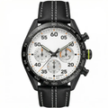 Carrera Chronograph Black and White Dial with White details