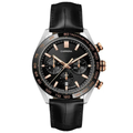 Carrera Chronograph Black Dial/Silver/Rose Gold