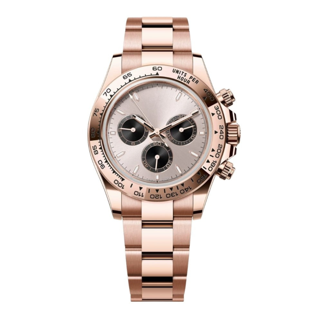 Chronograph 40 – Chocolate Dial | Rose Gold Tone Bracelet